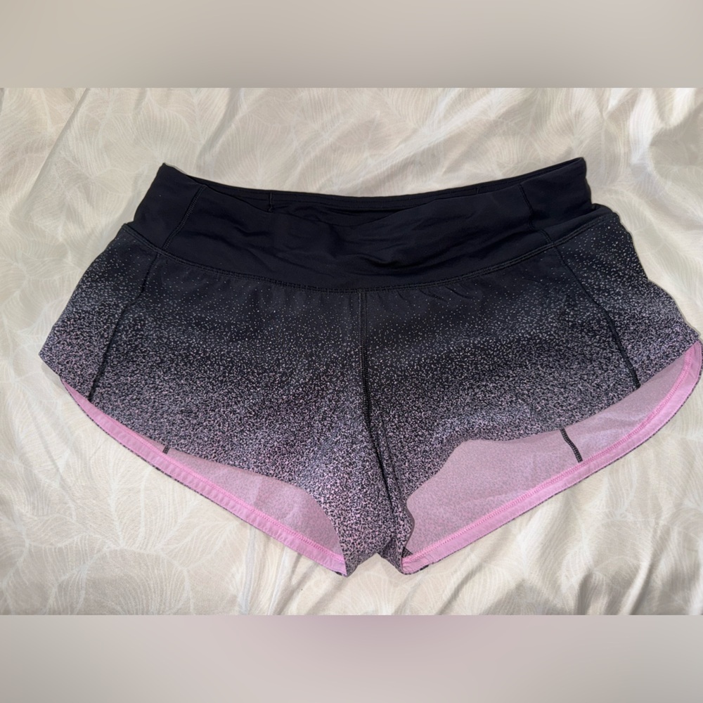 Black and Pink Athletic Shorts